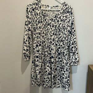 Old navy - navy blue floral print dress
